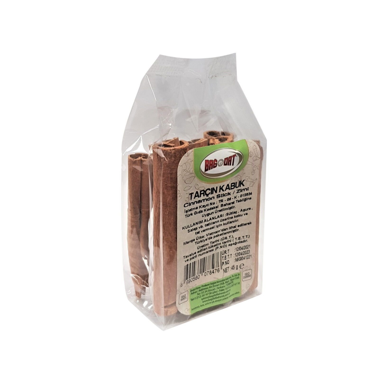 Bağdat Tarçın Kabuk 45GR