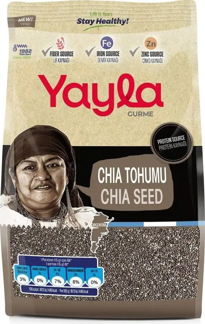 Yayla Gurme Chia Tohumu 500Gr