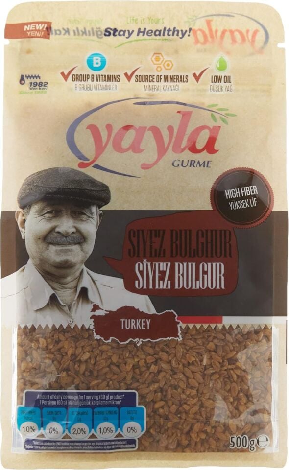 Yayla Gurme Siyez Bulgur 500Gr
