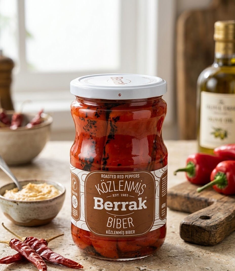 Berrak Közlenmiş Biber 400 Gr