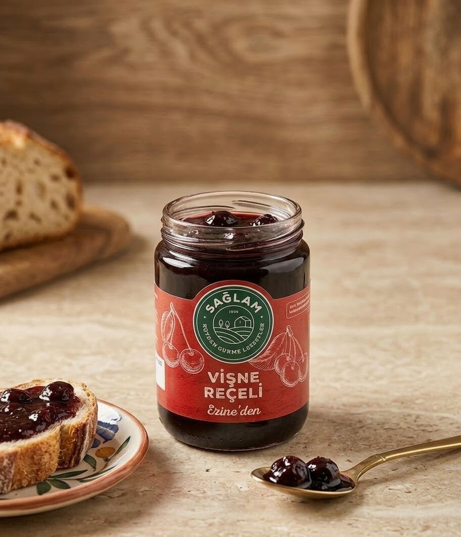 Sağlam Vişne Reçeli 400 Gr