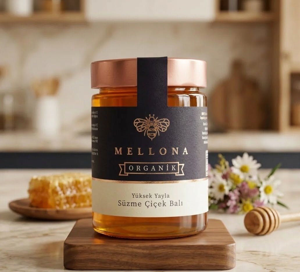 Mellona Organik Yüksek Yayla Çiçek Balı 450 Gr