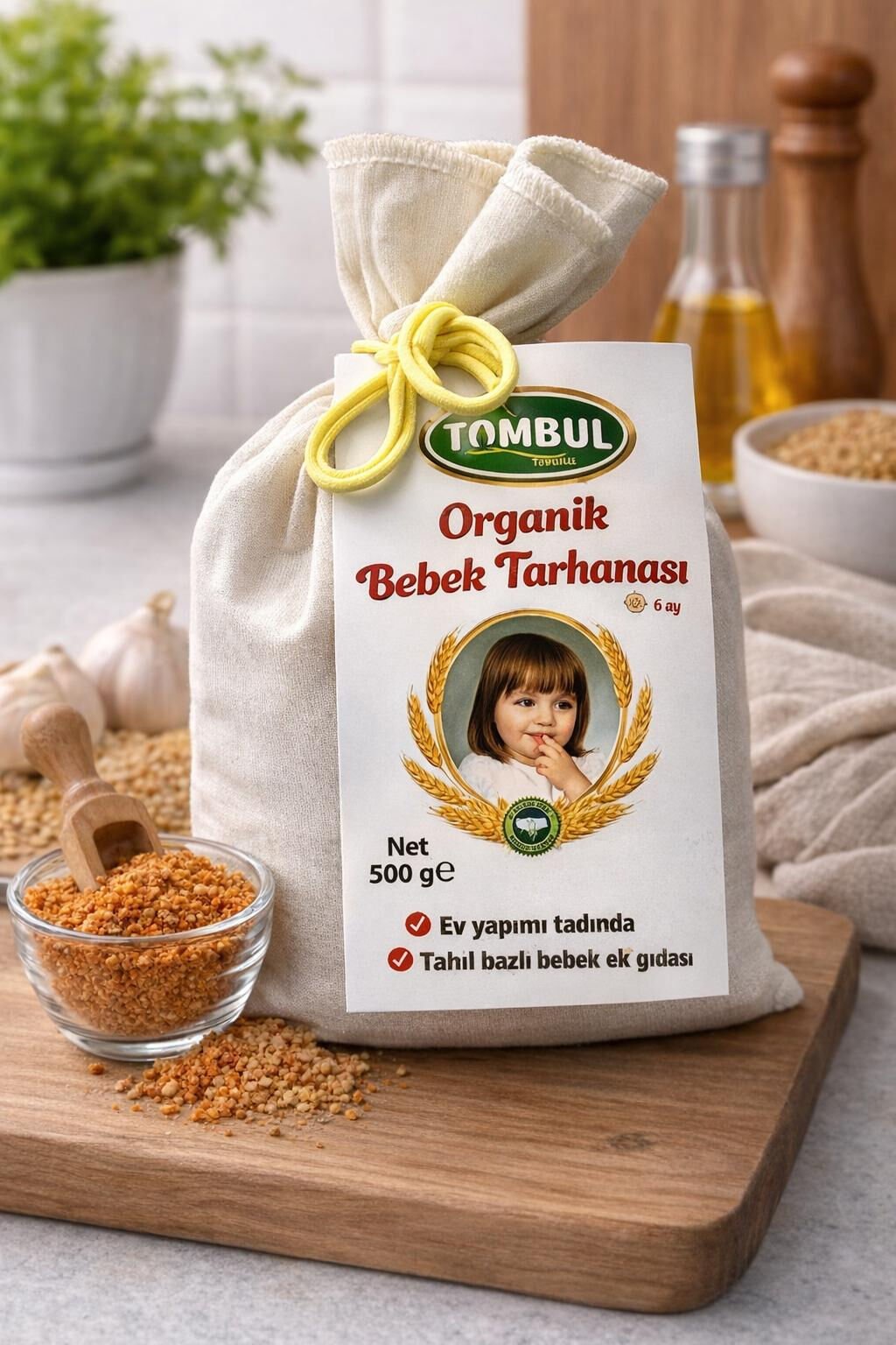 Tombul Organik Bebek Tarhana 500 Gr
