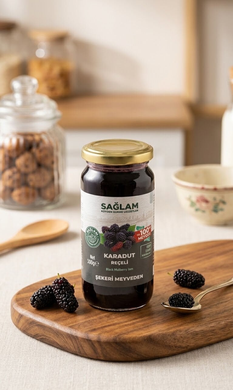 Sağlam Karadut Reçeli 300 Gr