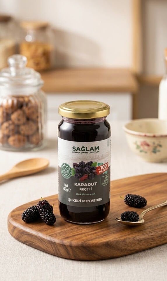 Sağlam Karadut Reçeli 300 Gr