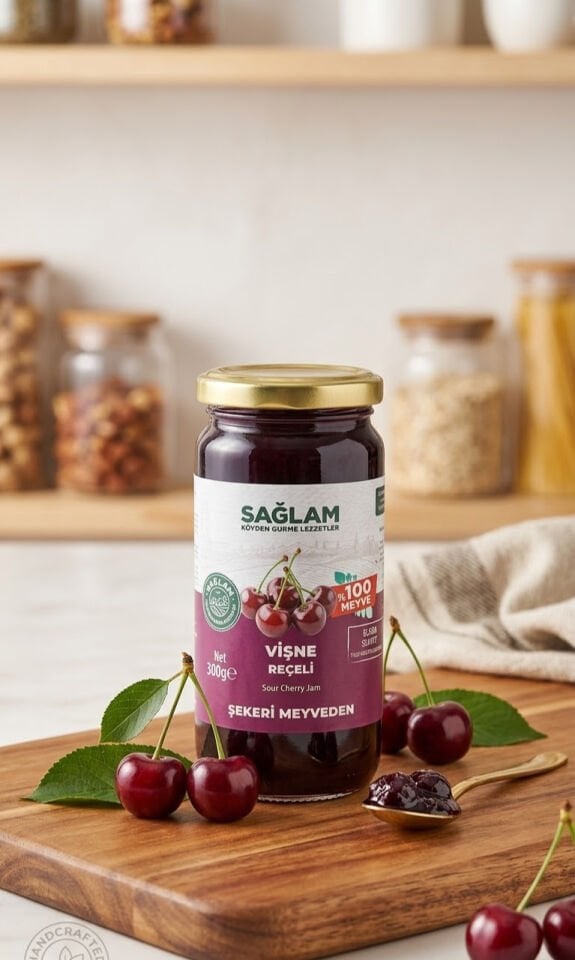 Sağlam Vişne Reçeli 300 Gr
