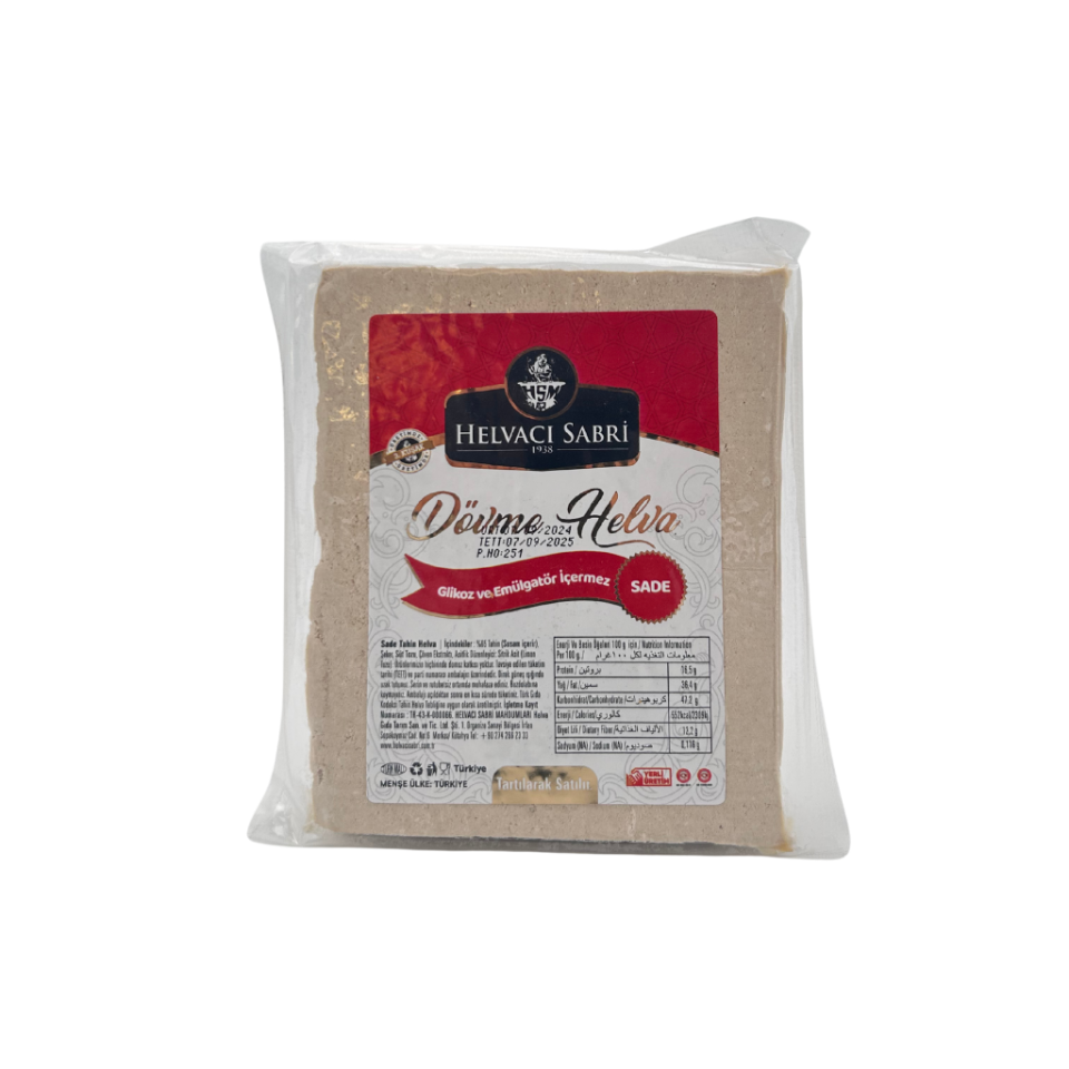 Kütahya Dövme Sade Helva 500 Gr