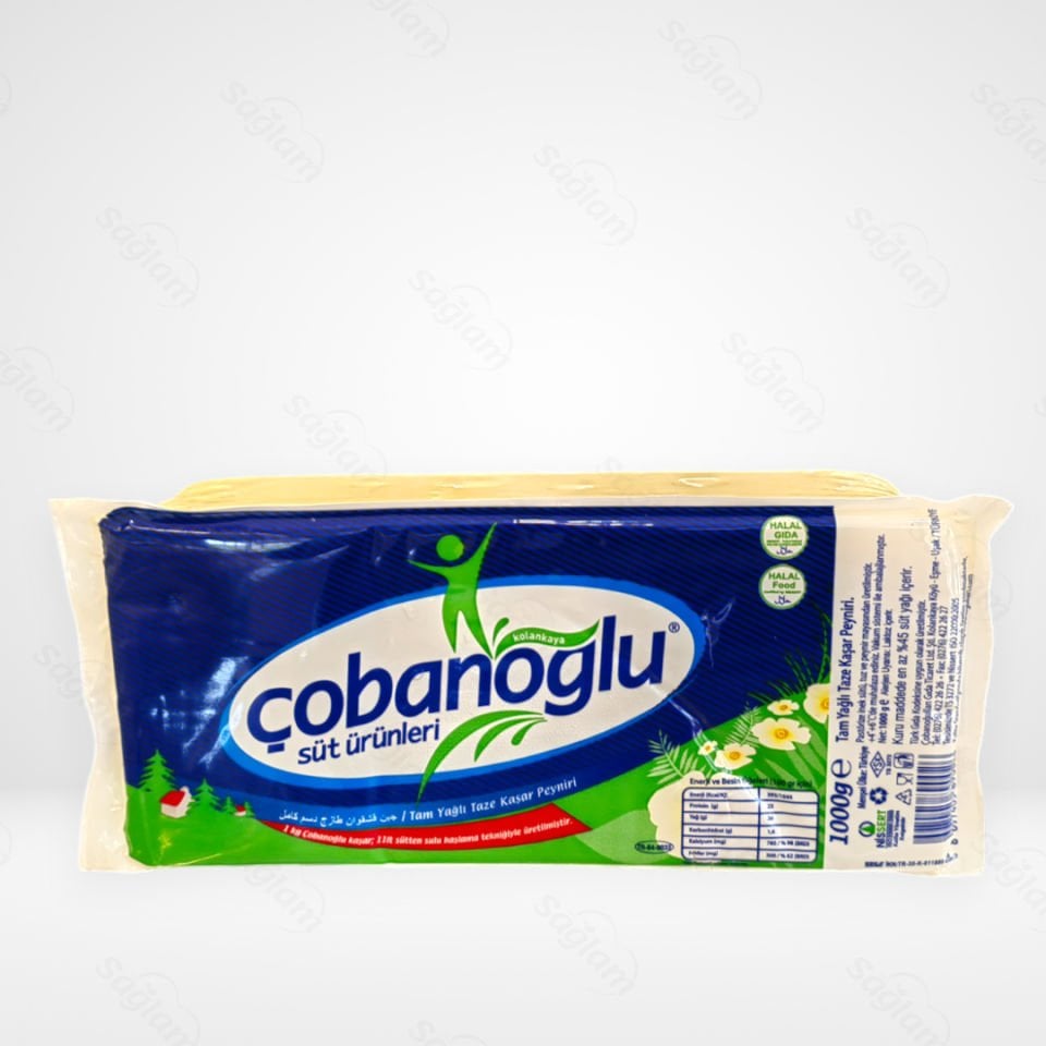 Çobanoğlu Kaşar Peyniri 500 Gr