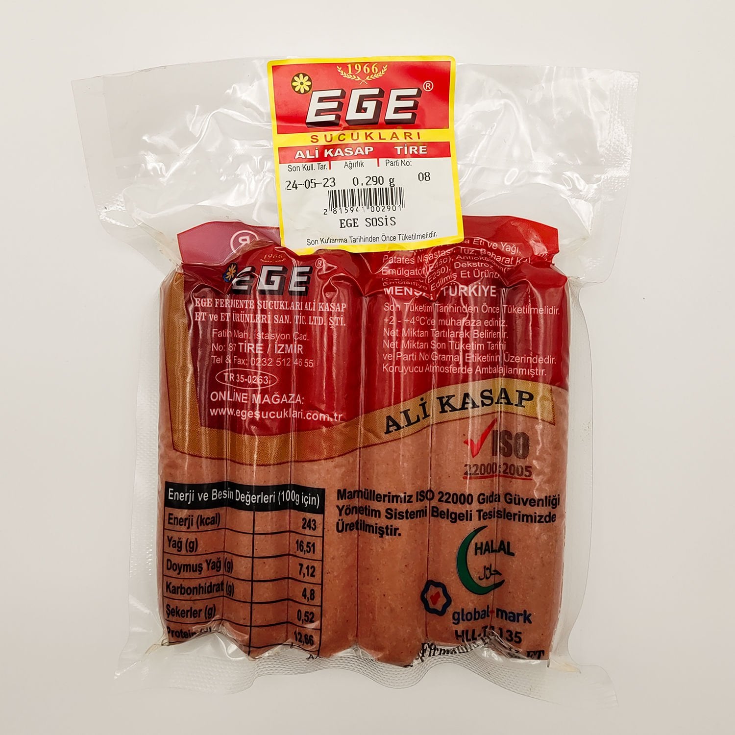 Ege Tire Sosis 225 Gr