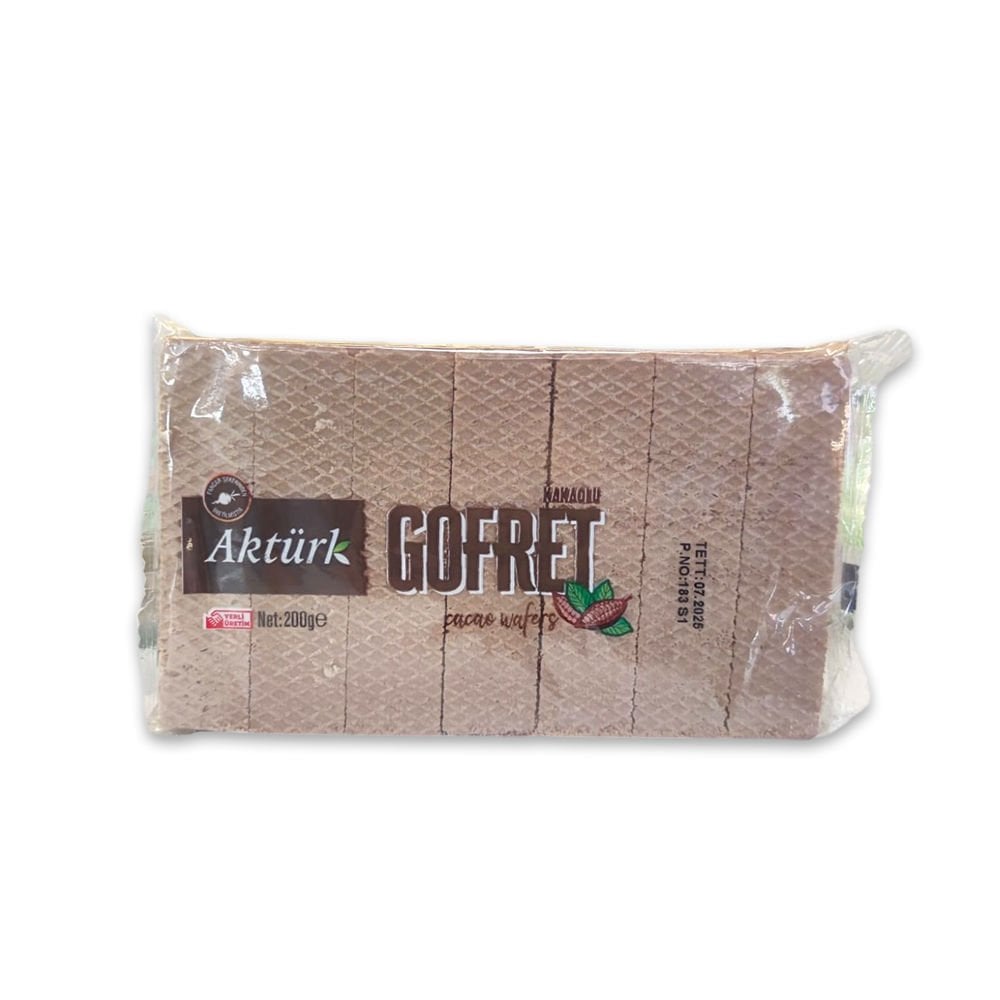 Aktürk Kakaolu Gofret 200 Gr