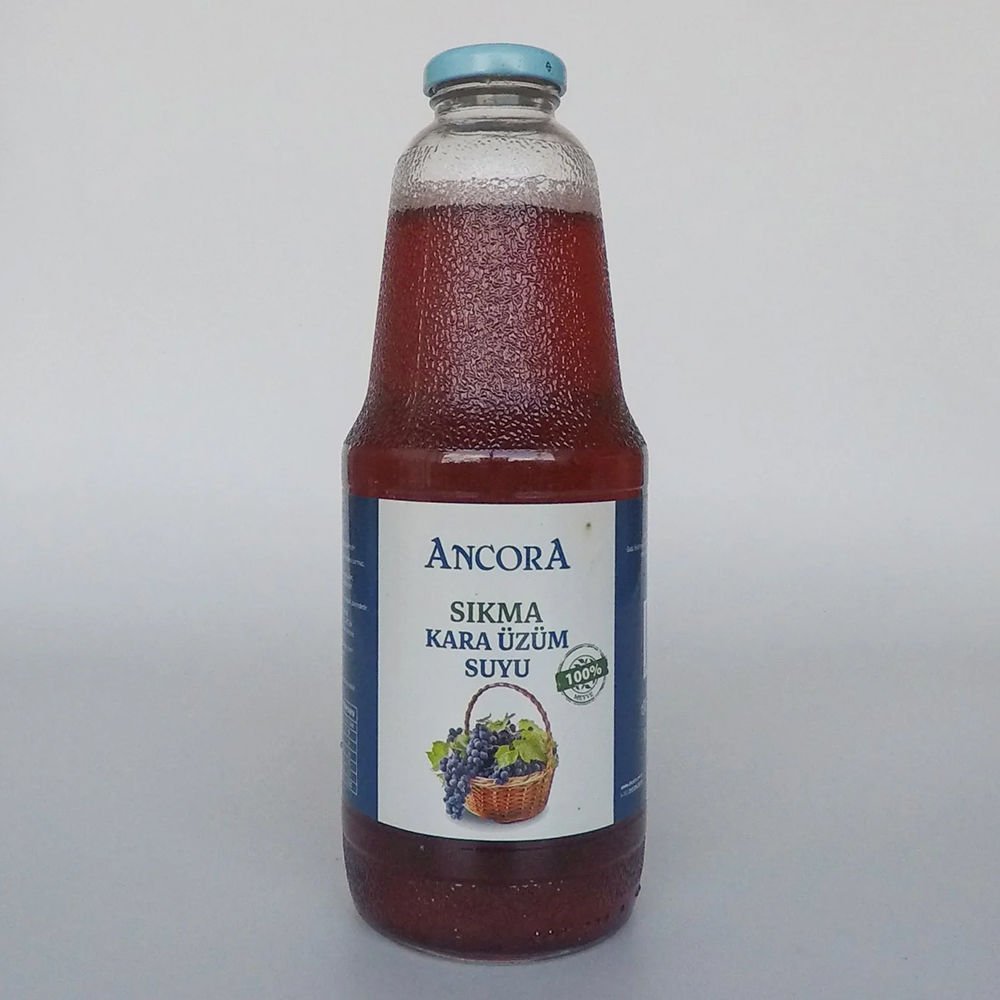 Ancora Sıkma Kara Üzüm Suyu 1 Lt