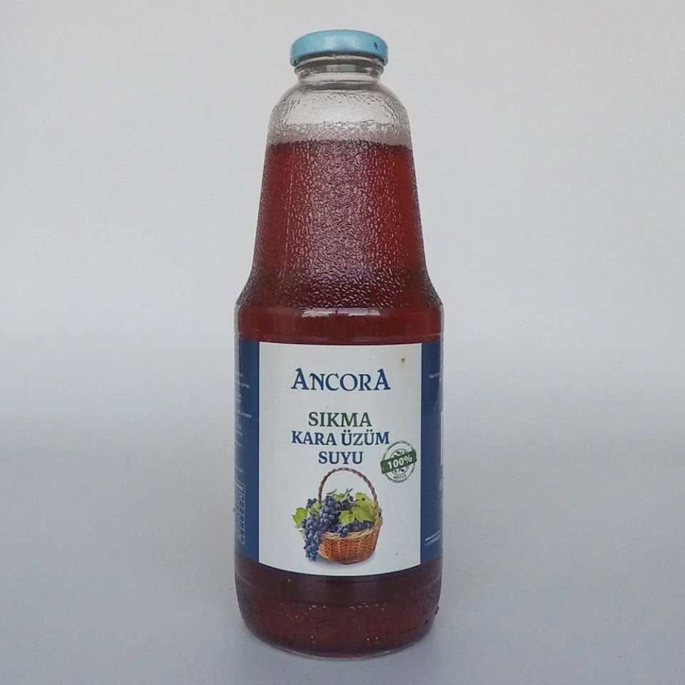 Ancora Sıkma Kara Üzüm Suyu 1 Lt