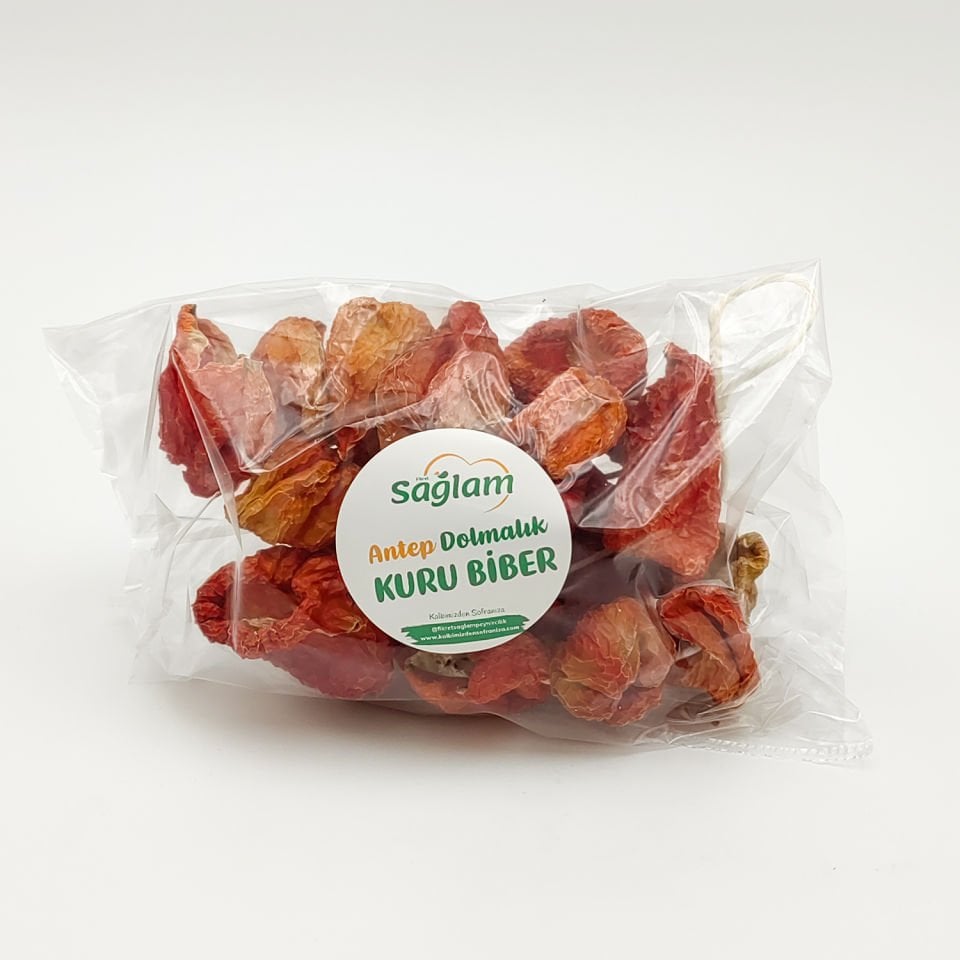 Dolmalık Kuru Antep Biberi Yarım Dizi