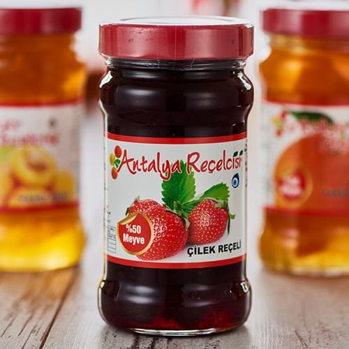 Antalya Reçelcisi Çilek 380 Gr