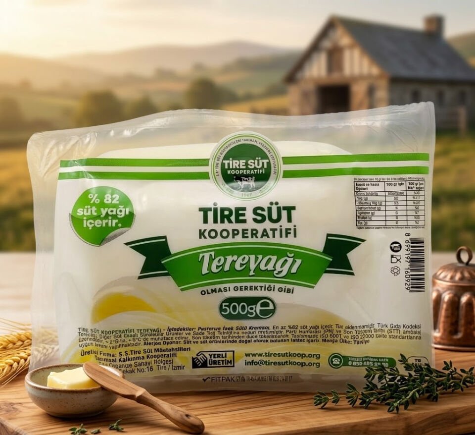 Tire Süt Koop Tereyağ Tuzsuz 500 Gr