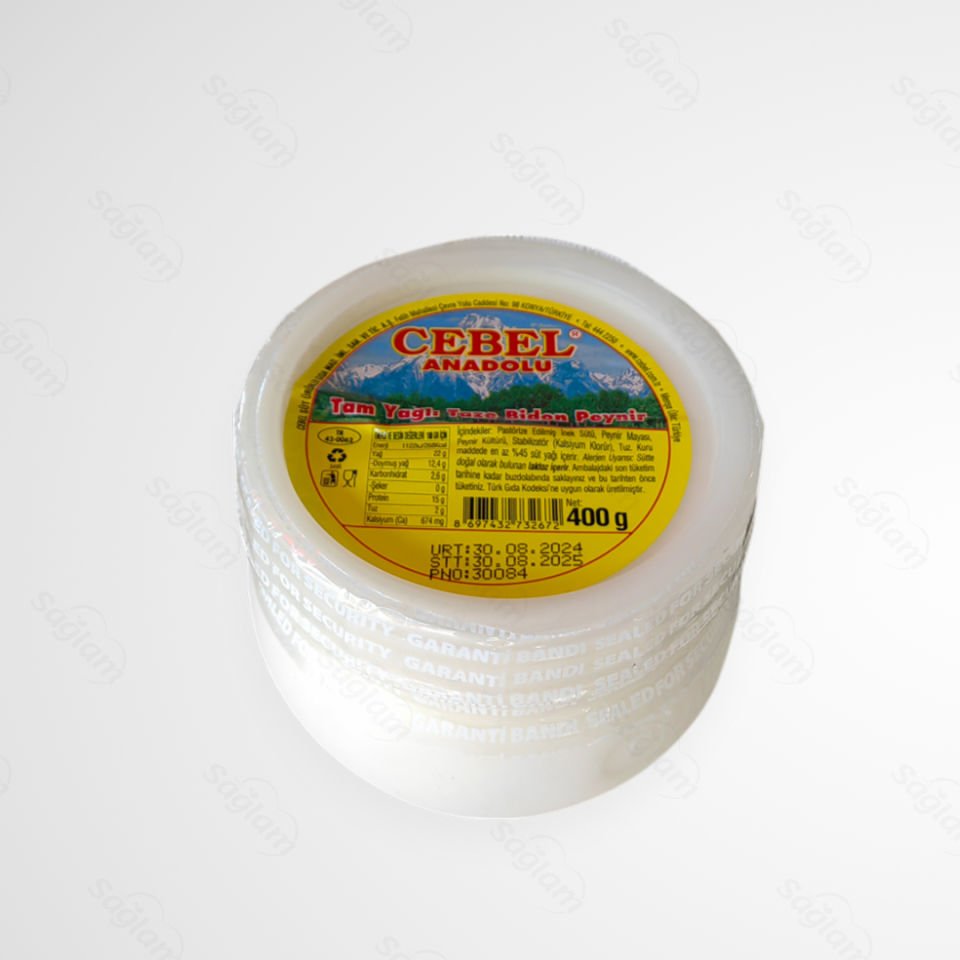 Cebel Bidon Peyniri 400 Gr Sade