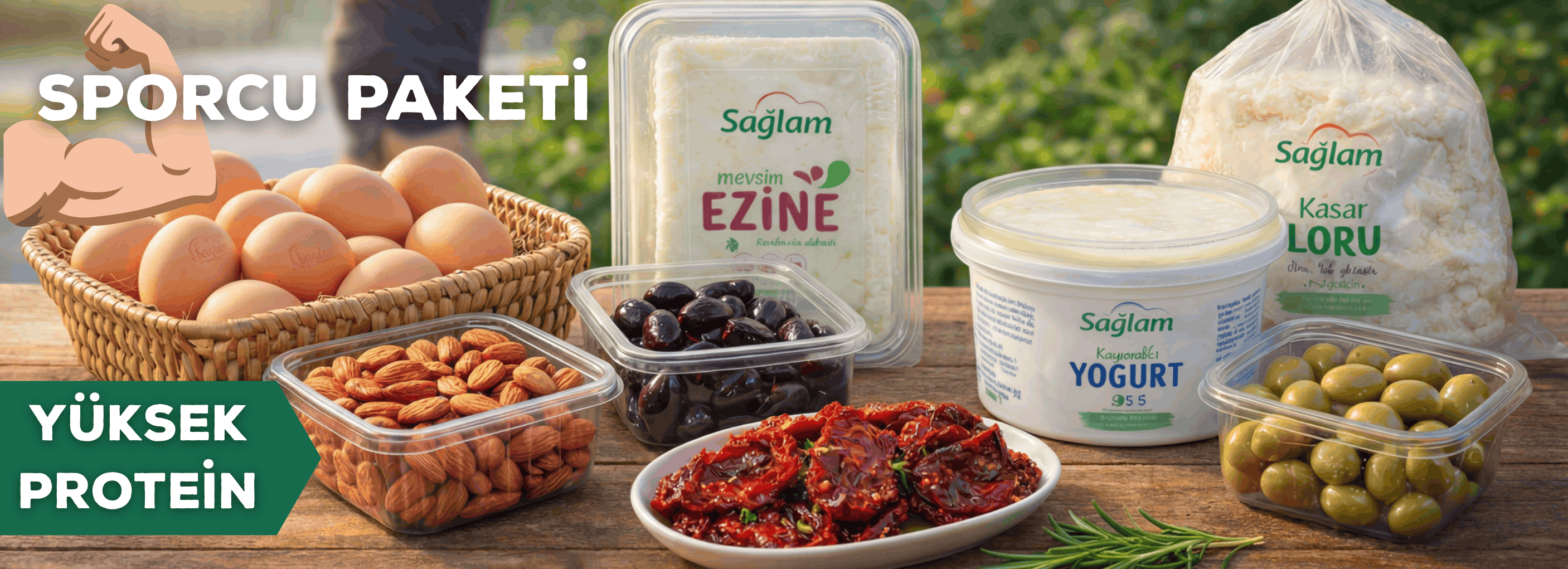 Sporcu Paketi , Yüksek Protein , Düşük Yağ